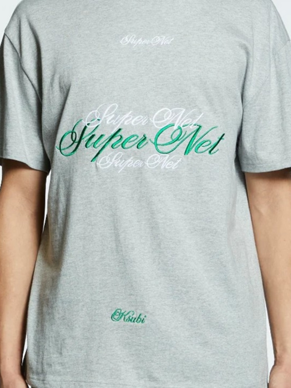 Ksubi (grey scripted biggie ss t-shirt) MSP23TE016